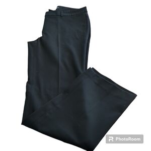Hilary Radley Straight Leg Dress Pant Black Size 8x32 NWT‎